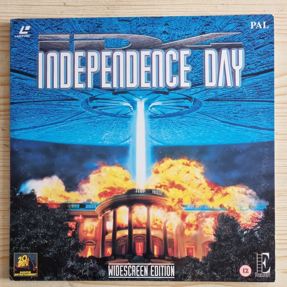 Independence Day Laserdisc pal cert 12