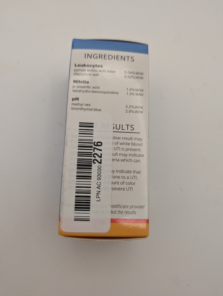 LIFE20 Urinalysis: 4 Parameter Reagent Strips (50 Strips) - EXP 04/26