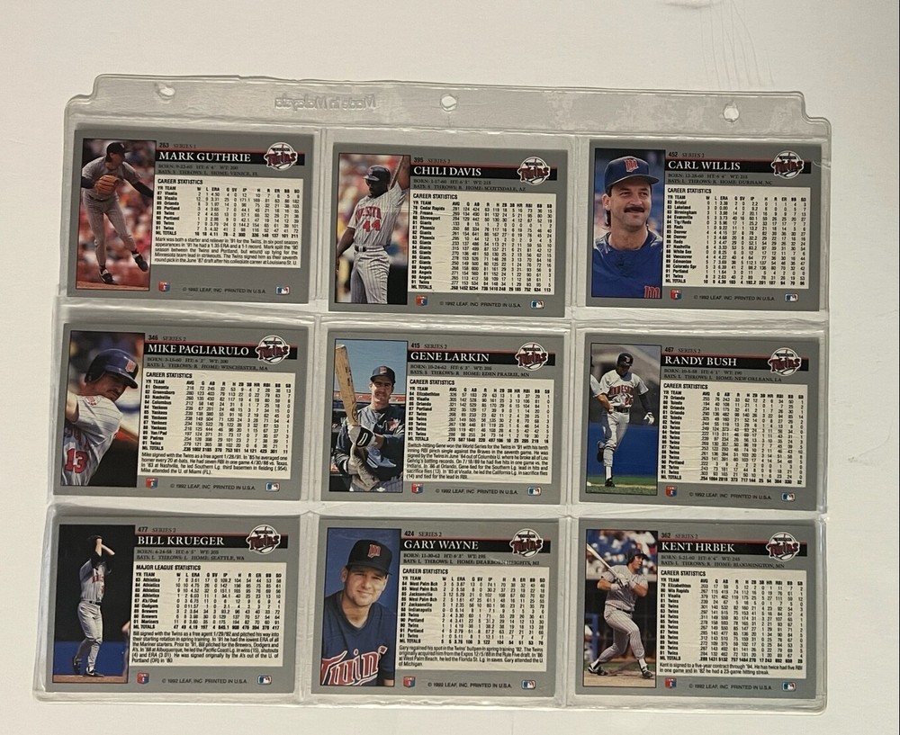 Minnesota Twins Kent Hrbek Bundle 7 items - '87 MAGIC