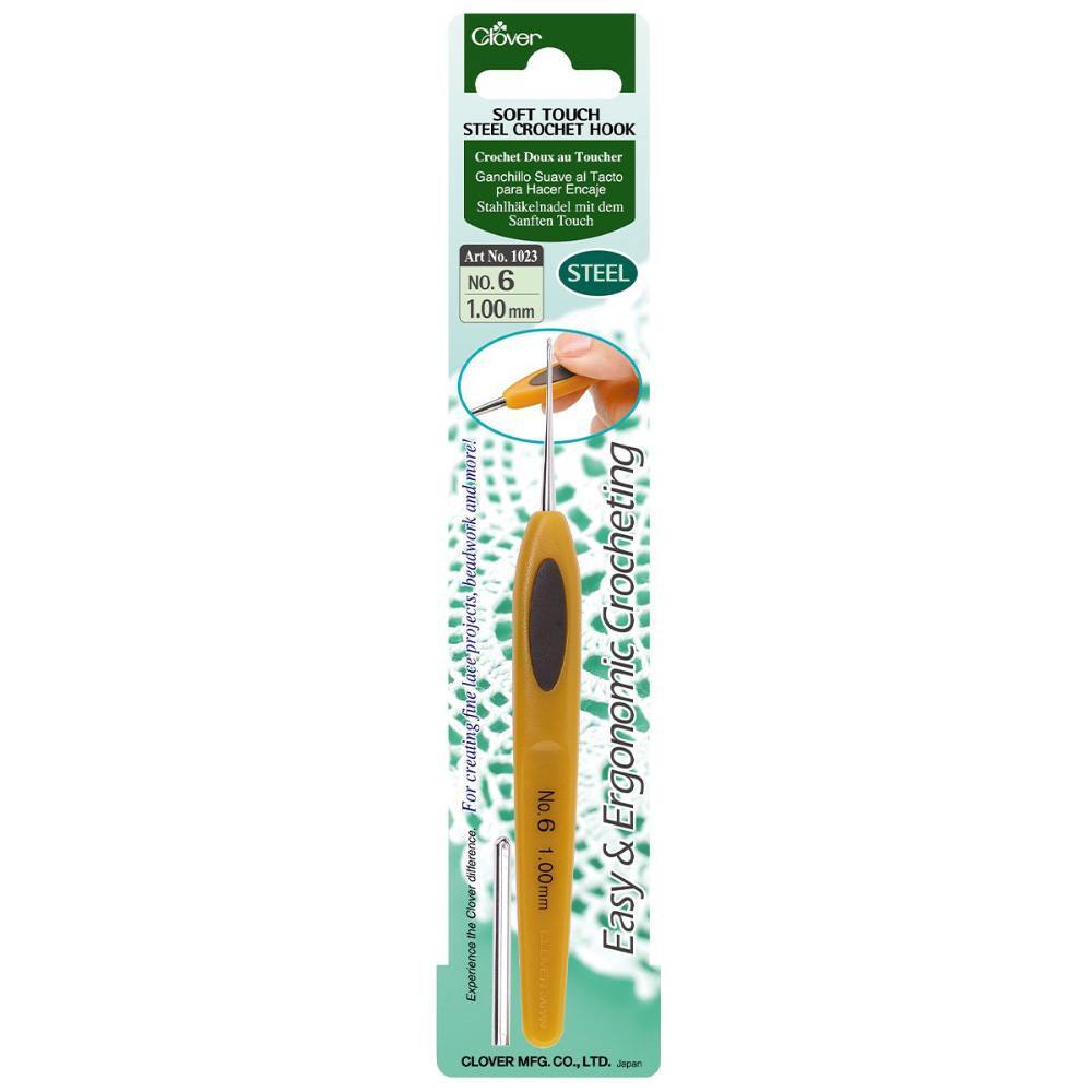 Clover, Soft Touch Steel Crochet Hook