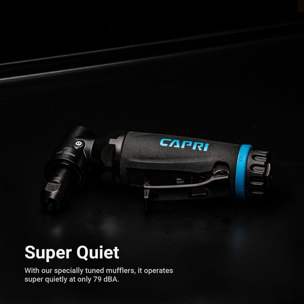 Capri Tools 1/4 in. 1 HP Air Angle Die Grinder