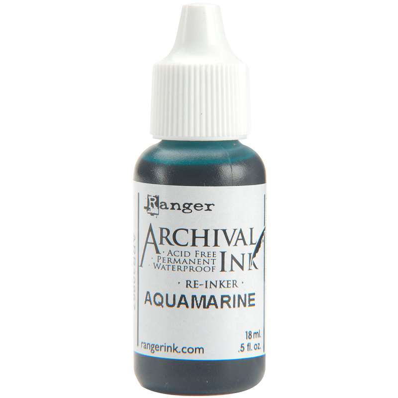 Archival Pad Re-Inker .5oz Aquamarine