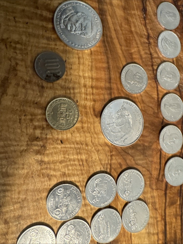 Vintage Assorted Gas Station Coins