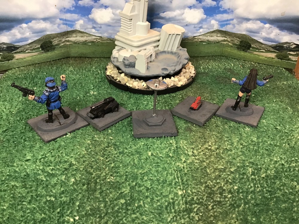 Ral Partha Riggers & Drones (5) 25mm