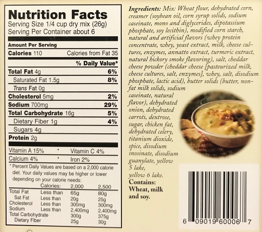 Wind & Willow, Soup Mix, Roasted Corn Chowder (60006)