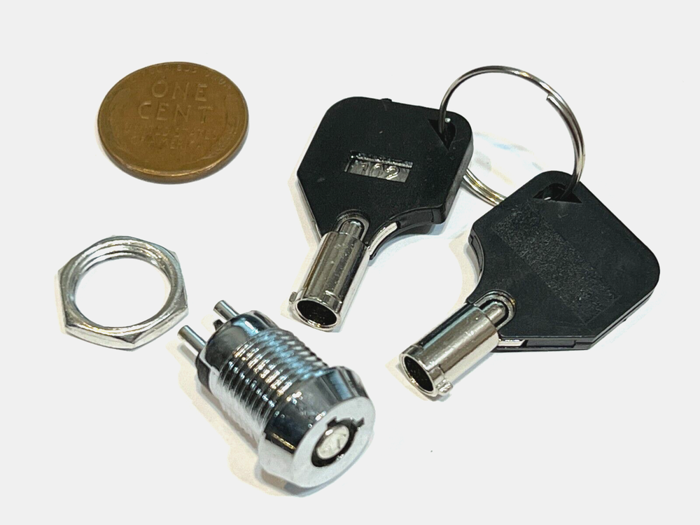 3 Sets Universal Ignition Starter Switch Barrel With 2 Keys For Car Tractor C33