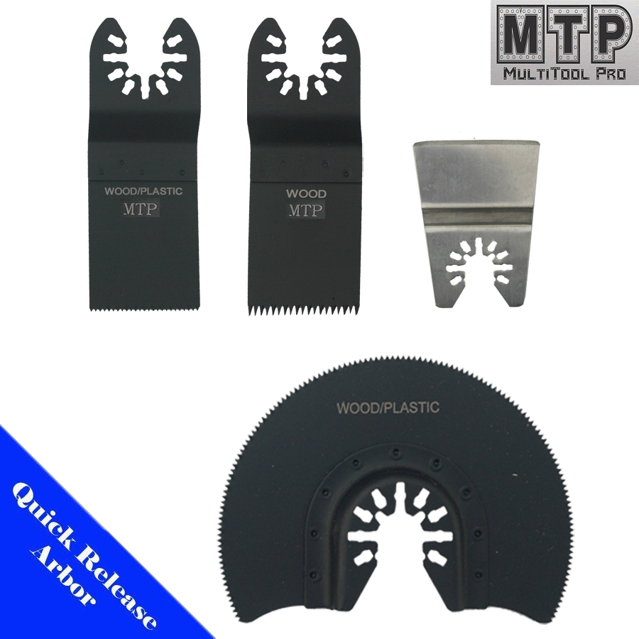 4 Saw Blade Oscillating Multi Tool Porter Cable Black & Decker Makita Milwaukee