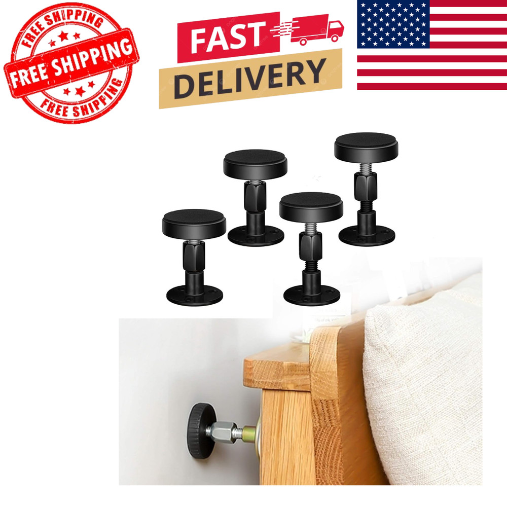 Adjustable Threaded Bed Frame Anti-Shake Tool, Headboard Stoppers, Bedside Anti