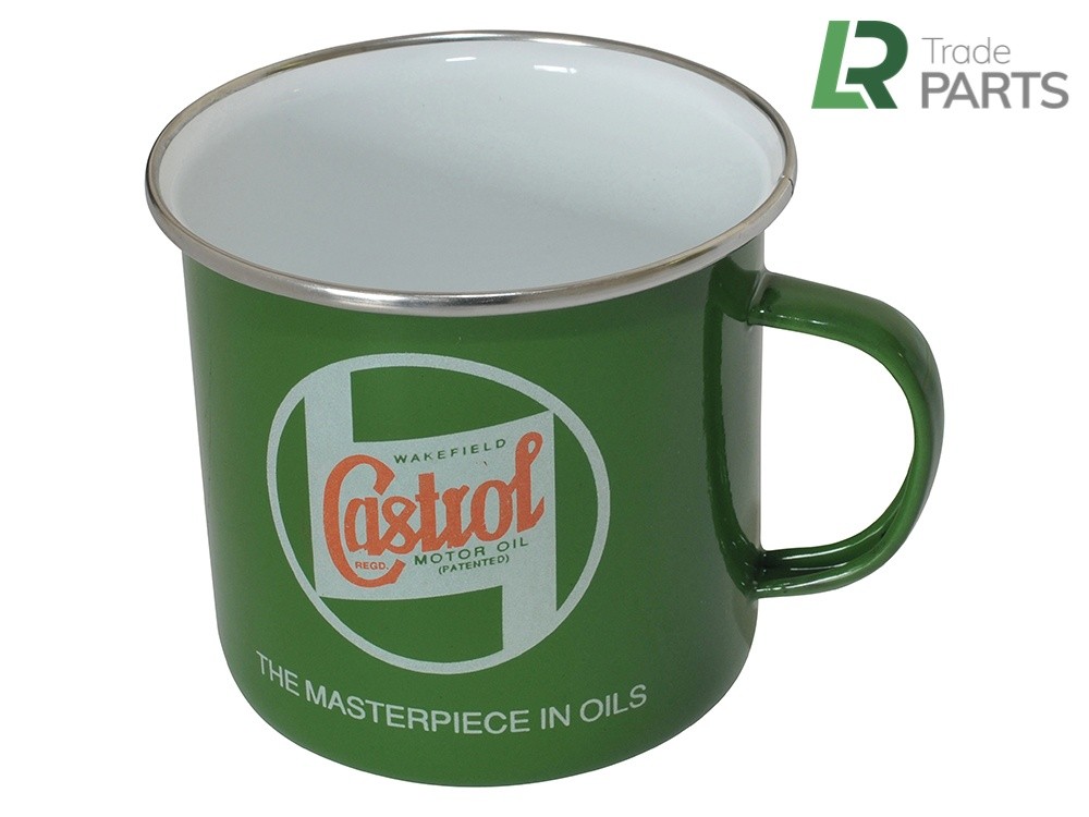 GENUINE CASTROL BRANDED TIN MUG - GREAT GIFT IDEA