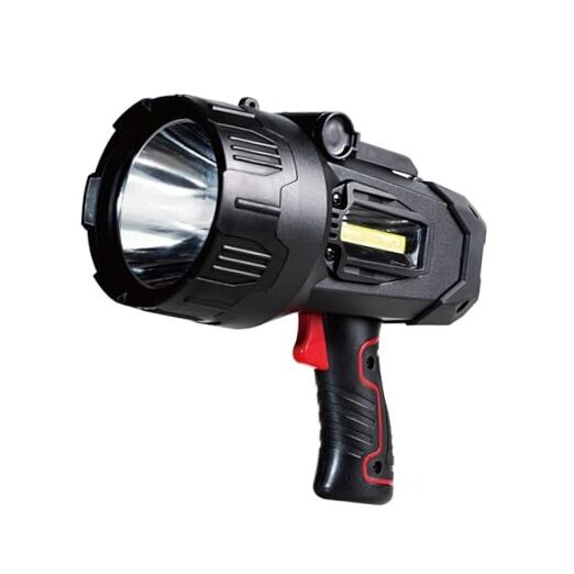 Rechargeable Spotlight, 1500 Lumens LED Spotlight Flashlight, Waterproof