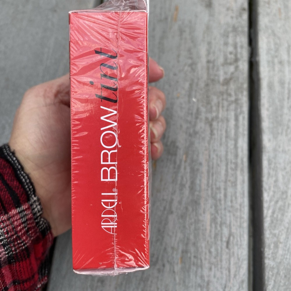 Brow Tint Kit SOFT BLACK 12 Applications Covers Gray Lasts 2 Weeks