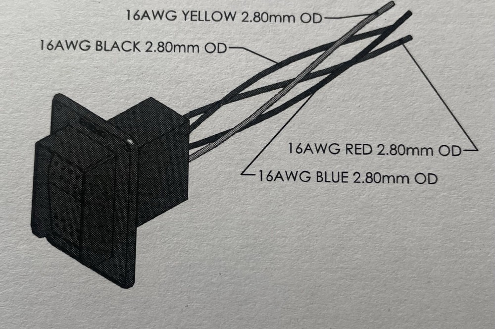 LIPPERT 387874 POWER STABILIZER SYSTEM EXTEND/RETRACT SWITCH AT141-121