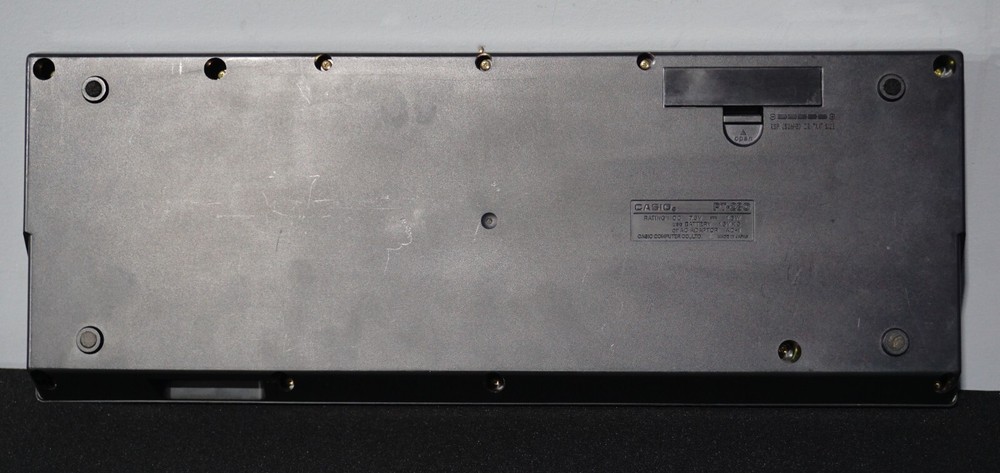 Casio PT-280 Mini Portable Pulse Code Modulation Sampling Keyboard W/ ROM pack