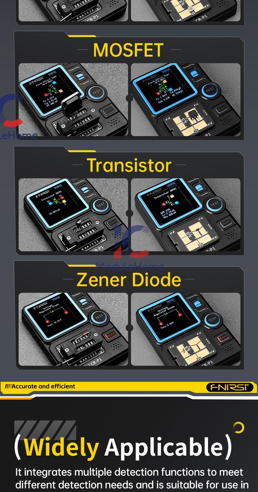 FNIRSI LCR-P1 Transistor Tester Diode Triode Capacitance Resistance Meter LCRESR