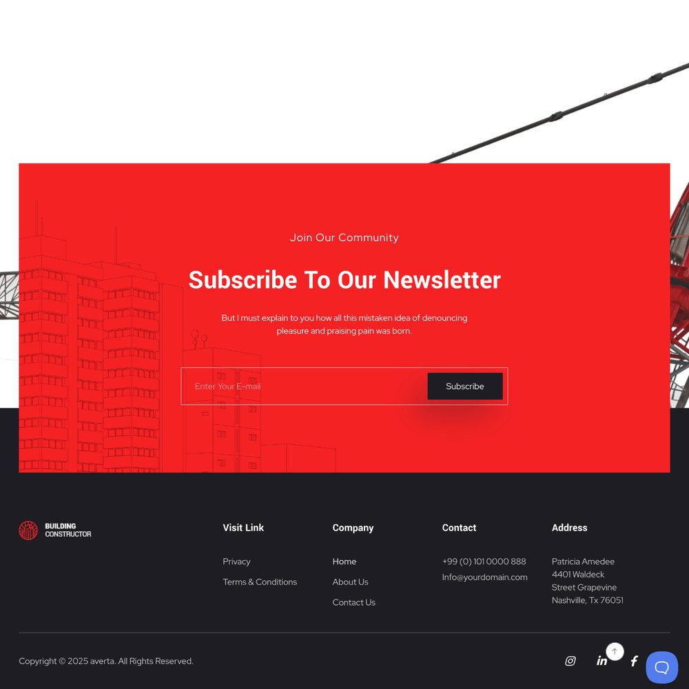 Building Constructor Website Design with Free VPS Web Hosting and Installation