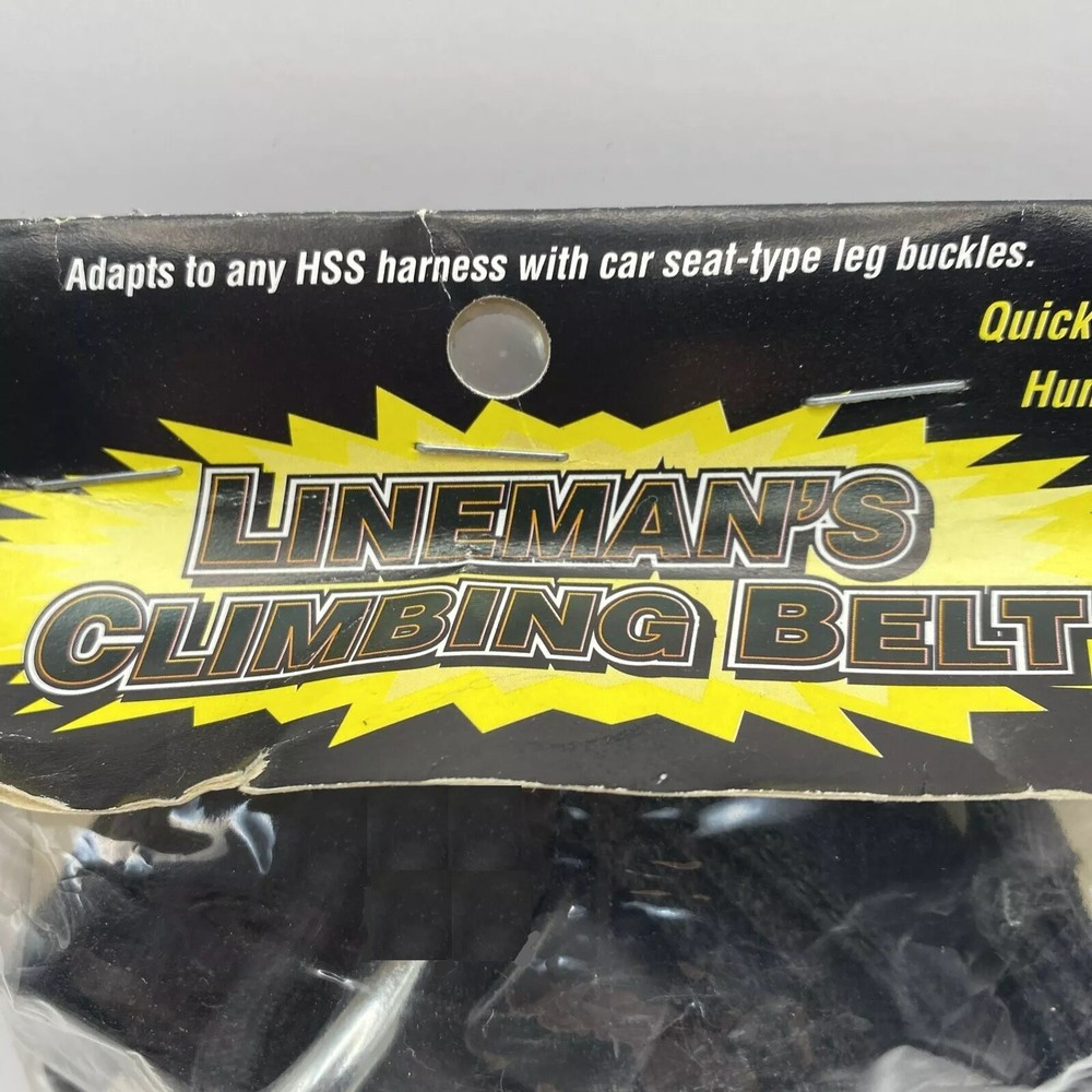 Hunter Safety System Lineman's Climbing Belt for Fall Restraint Hands Free Acces