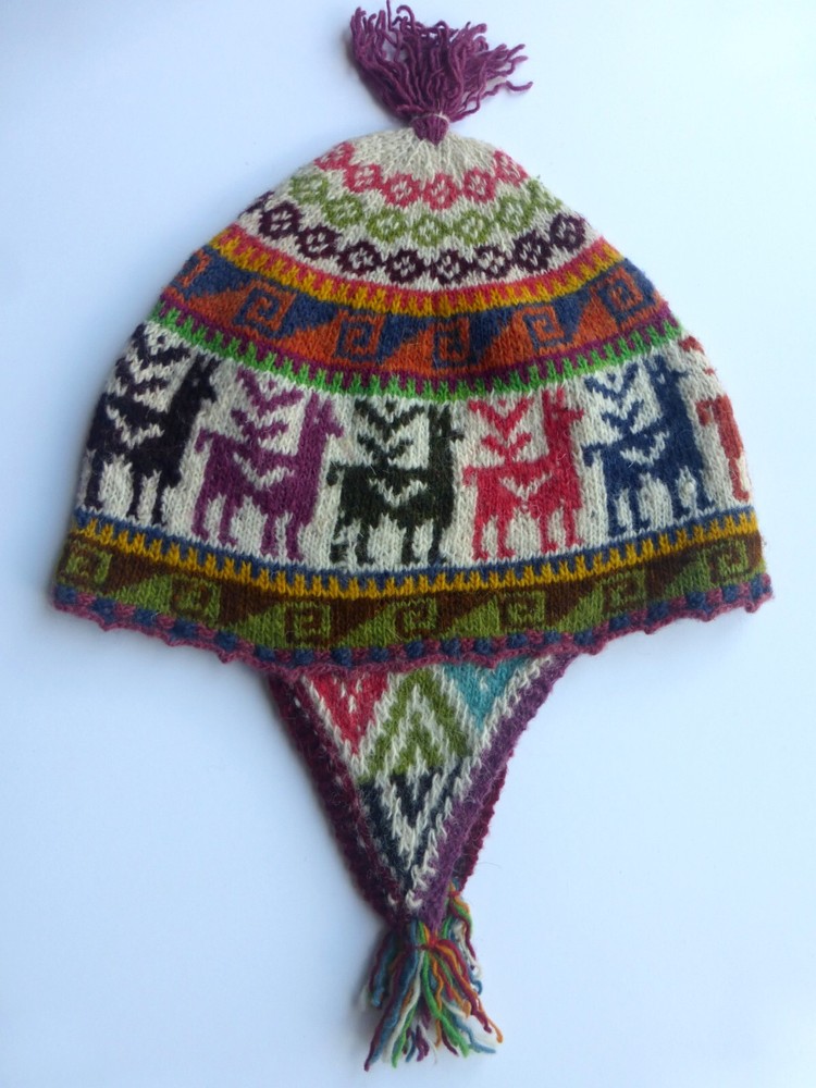 Peruvian Andean Mountain - Handmade Shaman Chullo Hat