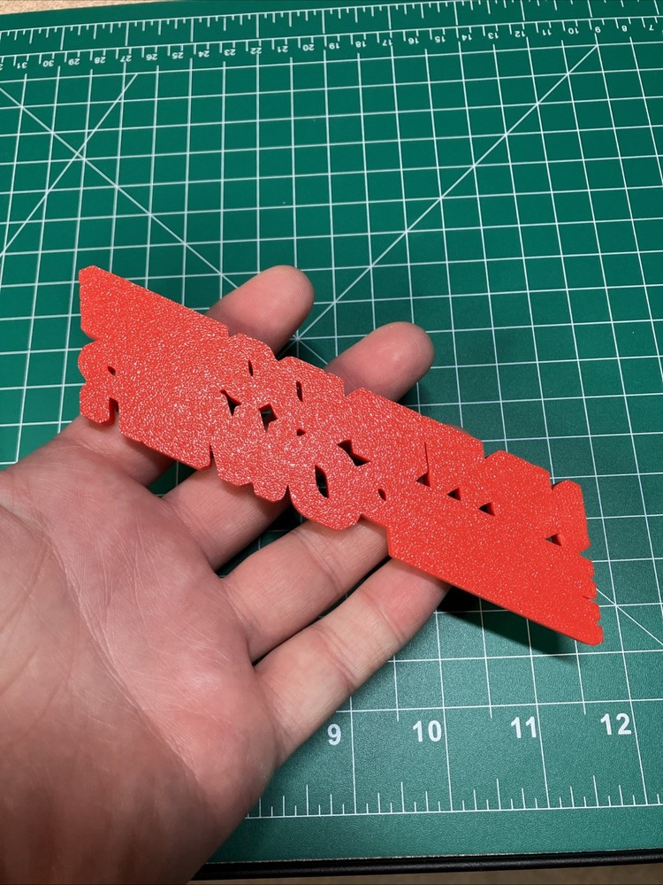 3D Printed Nintendo Power Model Display Fan Art Logo