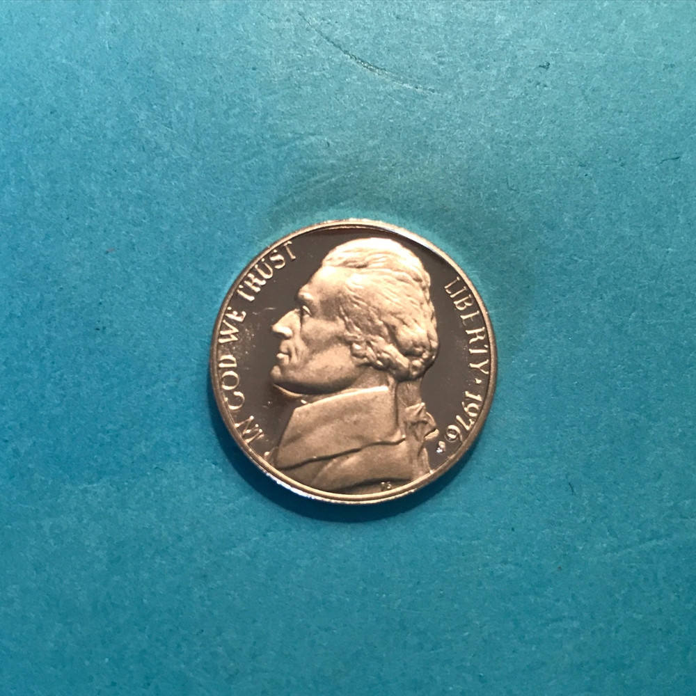 1976 S Jefferson PROOF Nickel   FREE SHIP