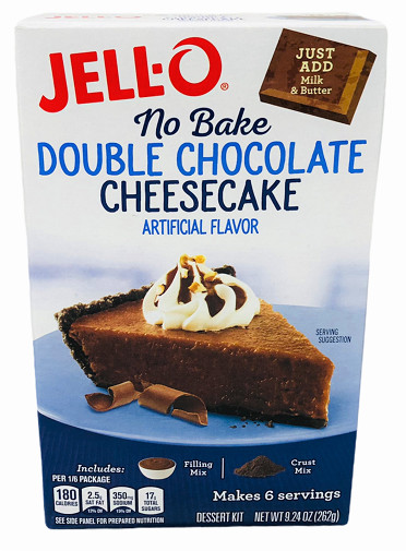 Jell-O No Bake Double Chocolate Cheesecake