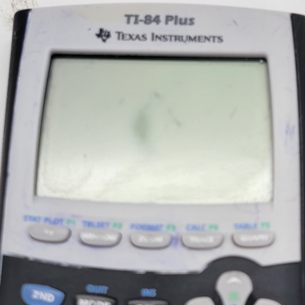 Texas Instruments TI-84 Plus Graphing Calculator Black with Case Tested