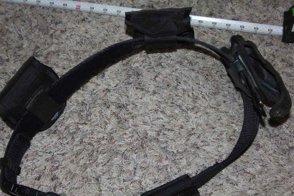 police nylon duty belt LH holster