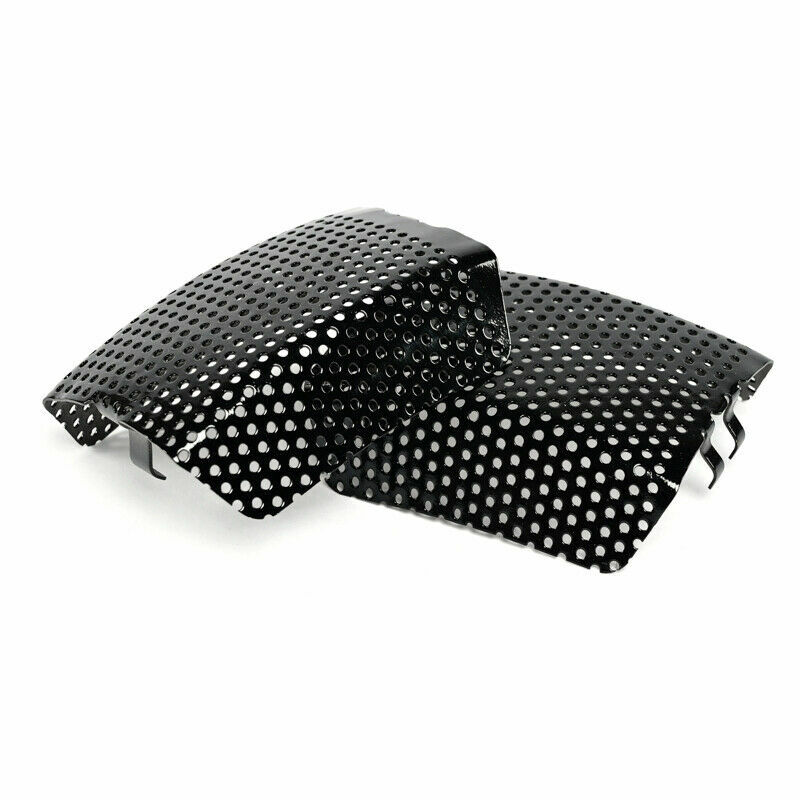 Black Front Caliper Screen Inserts For Harley Road King Street Glide 2008-2022