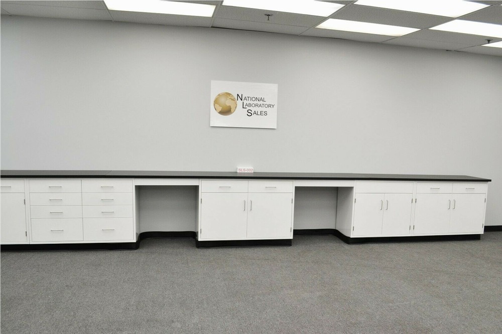 24' Laboratory Cabinet Group  w/ Countertops /  Science Furniture /E2-100