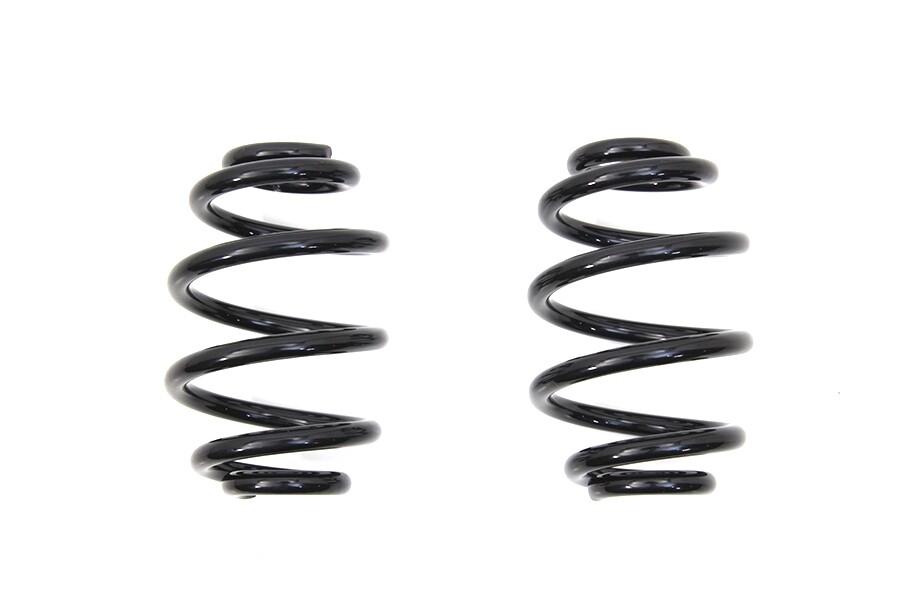 Black 3 inch Seat Spring Set fits Harley Davidson