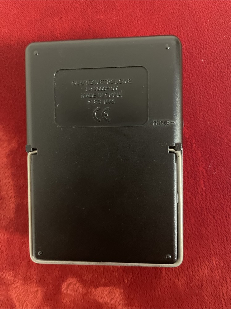 Qwik Time Electronic Quartz Metronome 1995 Tested Works Great!