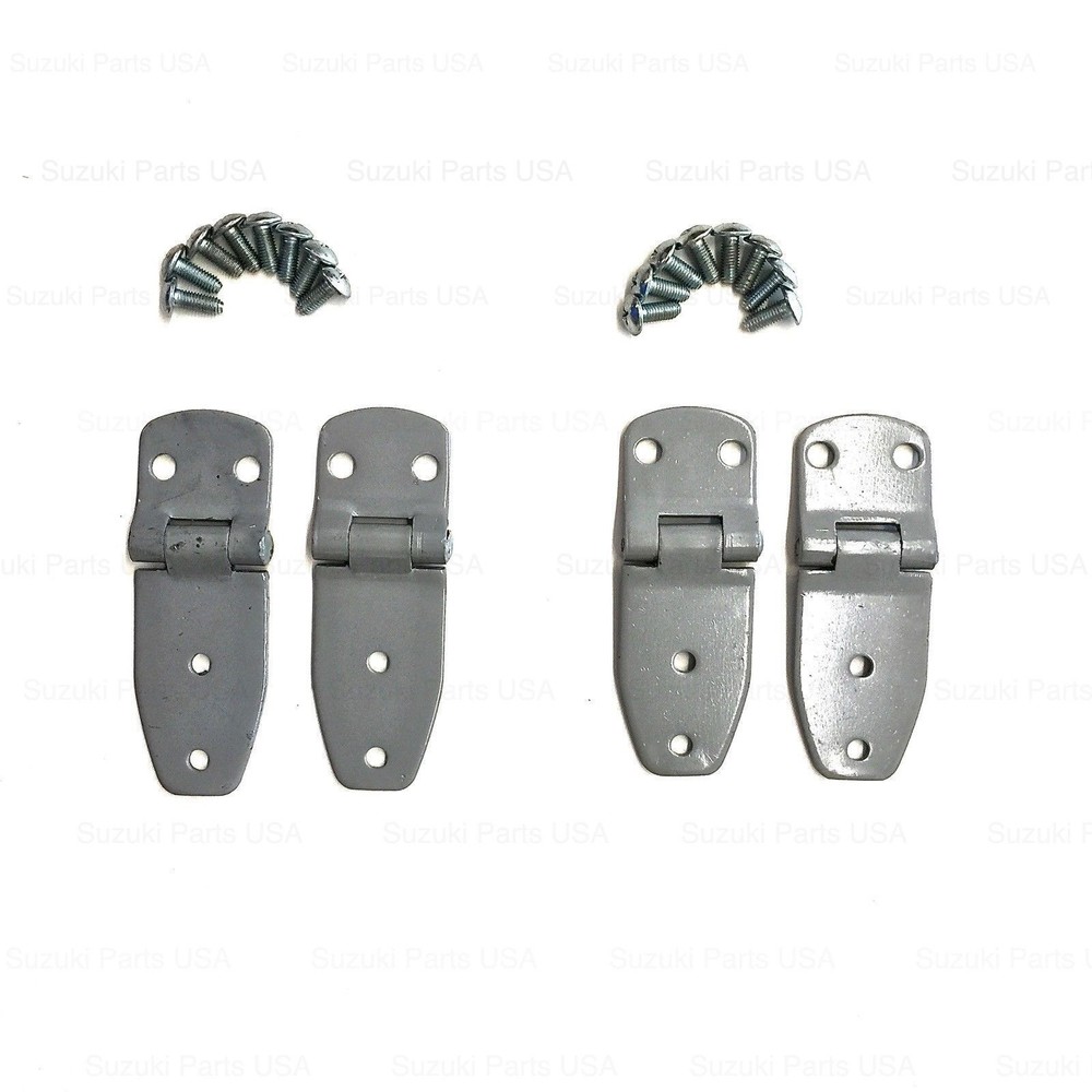 DOORS HINGES PLUS SCREWS (RH / LH) (OEM) - SAMURAI '80-'95