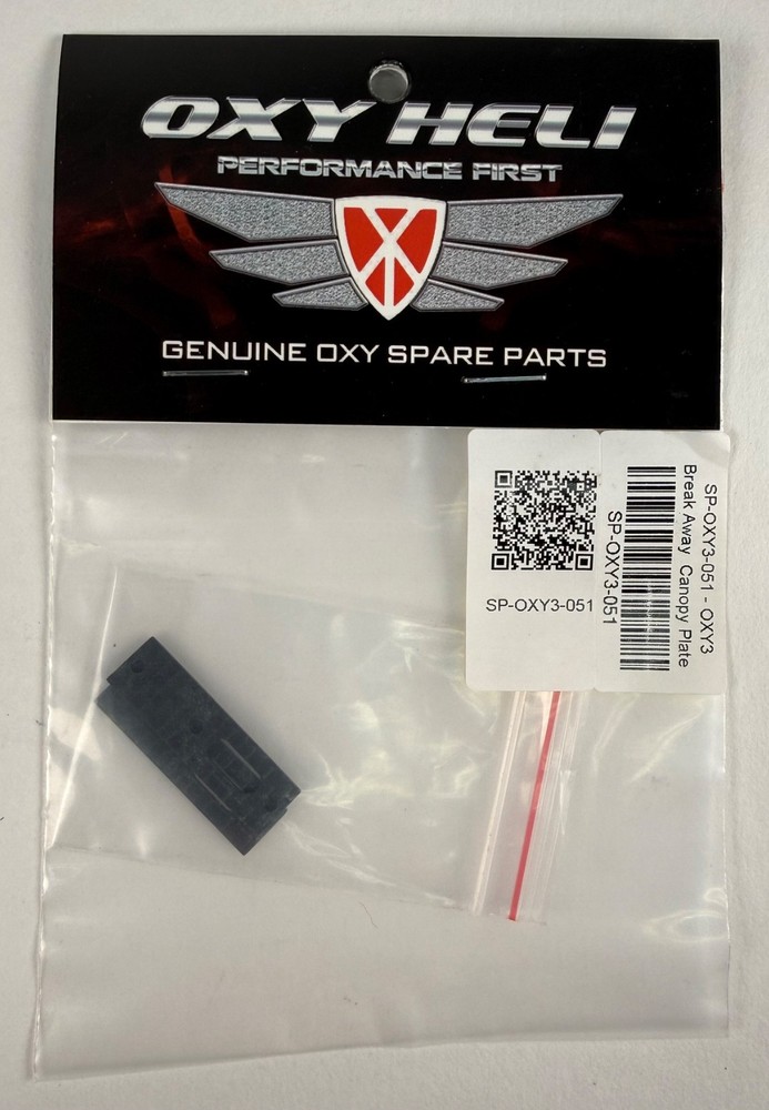 OXY HELI OXY 3 BREAK AWAY CANOPY PLATE SP-OXY3-051