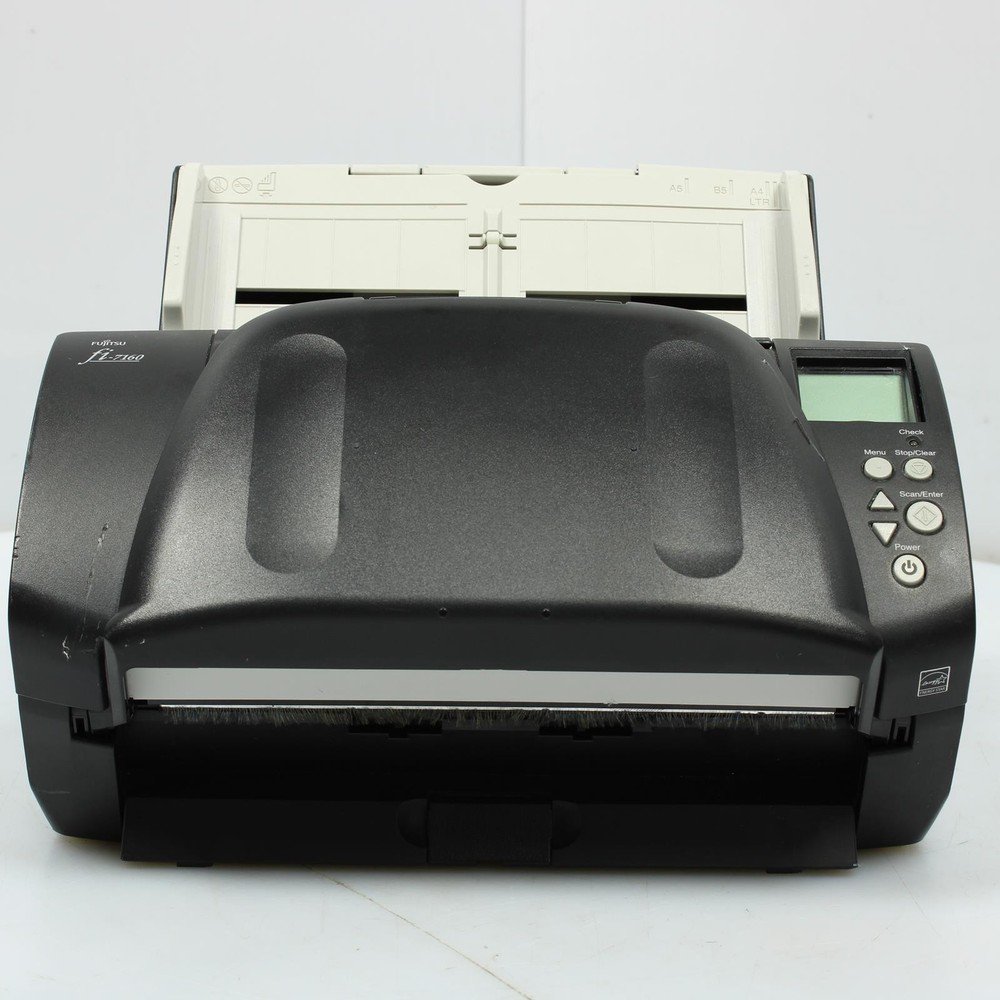 Fujitsu FI-7160 USB Pass-Through Scanner w/ Output Tray 600dpi