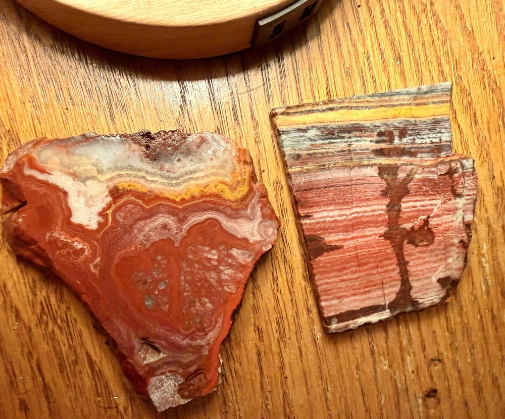 Two Agate Slabs