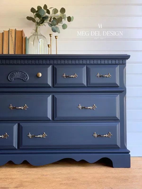 3" French Provincial Leaf Pull Antique Brass