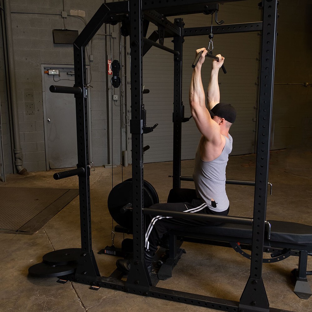 Rugged Power Rack Lat Attachment
