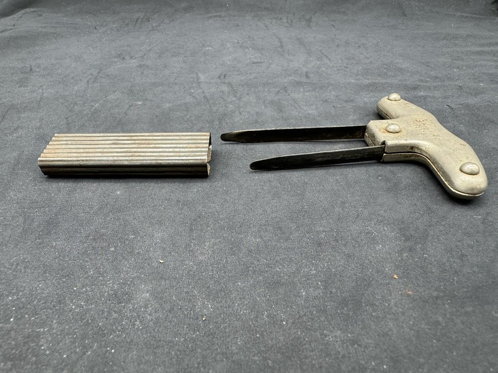 Antique French AS AS two prong cork puller