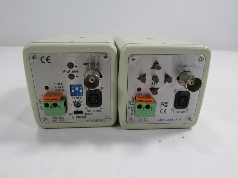 LOT OF (2) CCD CAMERA IRIS TERMINAL HTC-65B