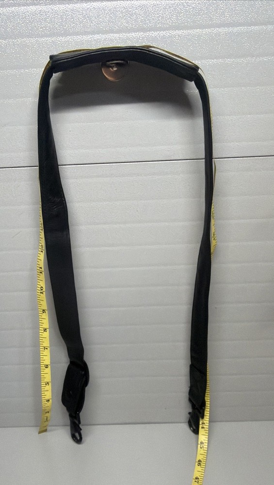 Vintg. Genuine Leather Replacement Shoulder Padded Adjust Leather Strap (Scully)