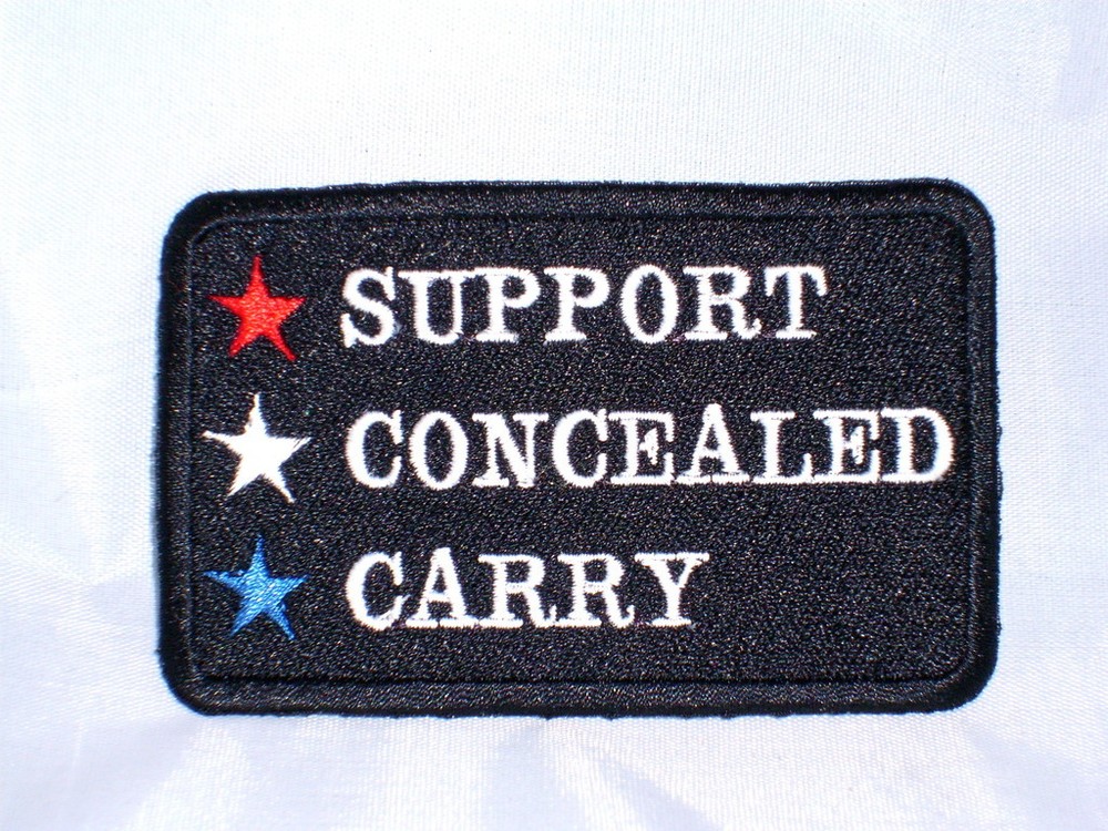 SUPPORT CONCEALED CARRY   Biker Vest Patch