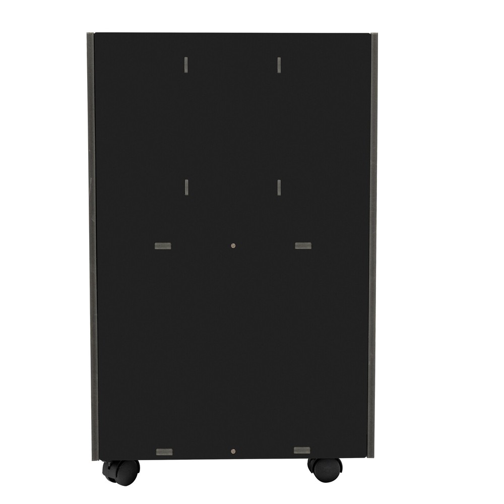 Mobile File Organizer w/Lock Under Desk Rolling File Cabinets Wood File Holder