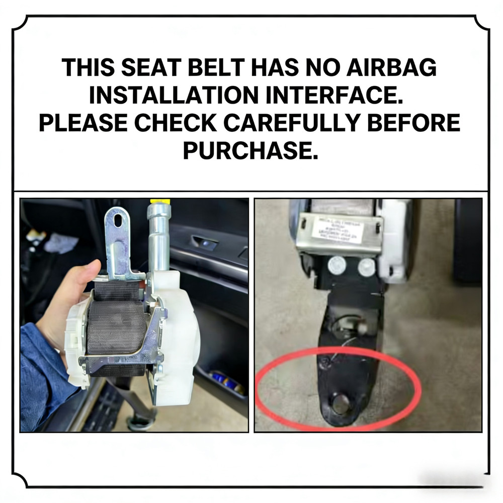 2 Set Point Front Seat Belt For All Mitsubishi Adjustable Retractable