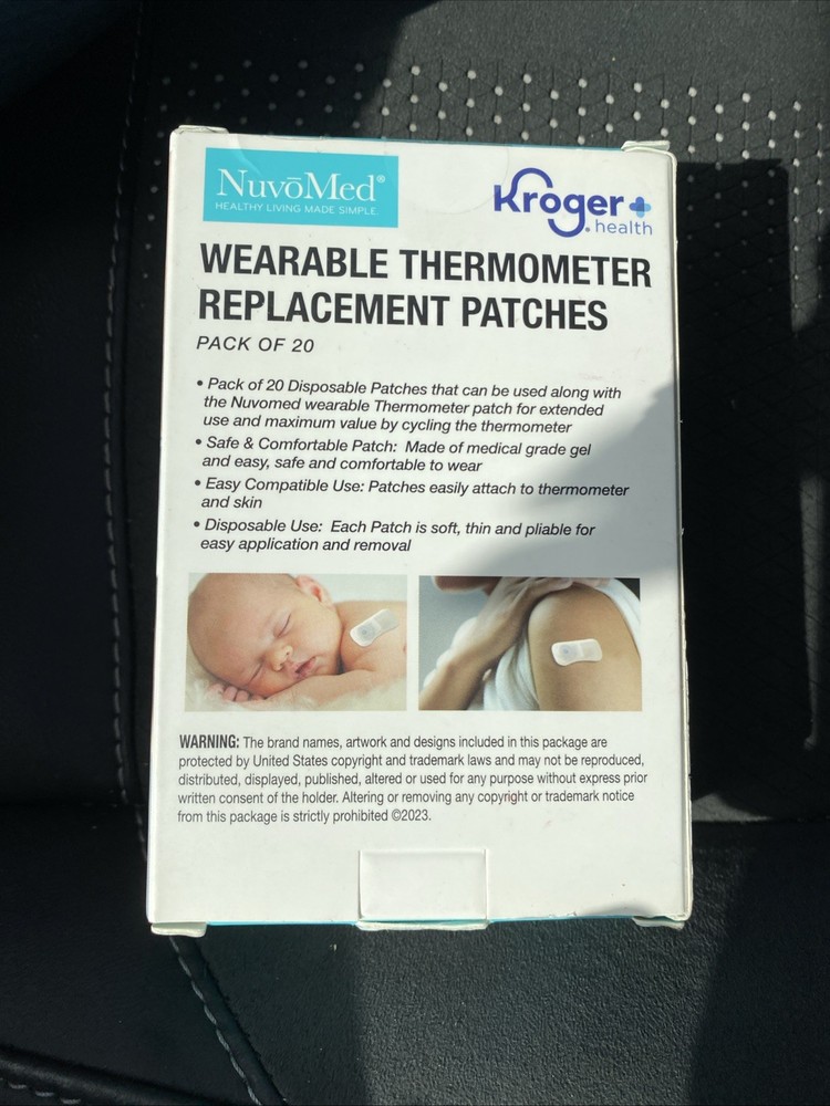 Wearable Thermometer One BoxOf Replacements