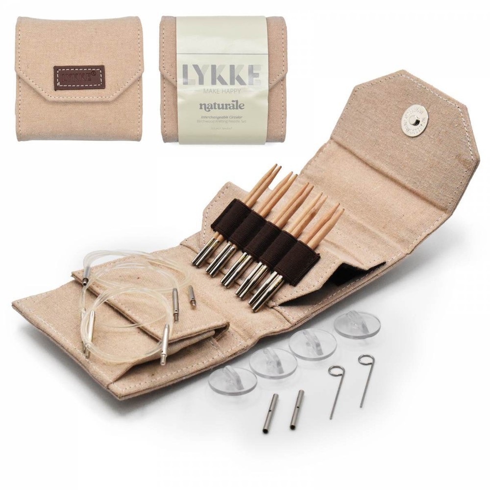Lykke Starter Sets; 3.5" Interchangeable Knitting Needle Tips