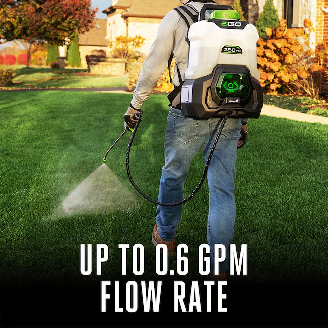 EGO 4-Gal 56V Battery Backpack Sprayer (Adjustable Nozzle) #BSP3500