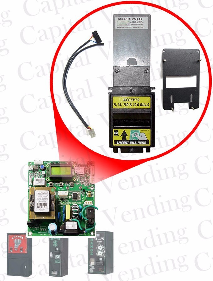 $1 - $20 validator update kit  American Changers that has Universal Control  bd