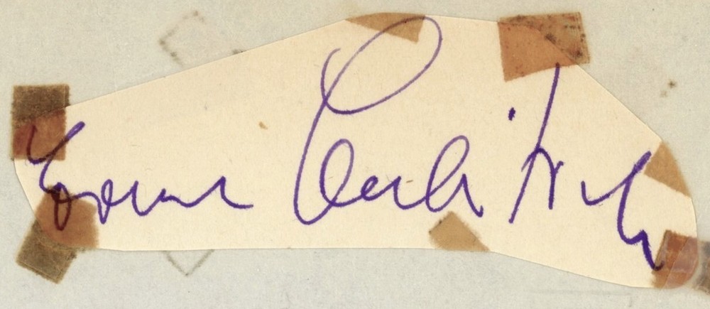 Vintage Ernst Lubitsch Autograph - 1941 - Rare!