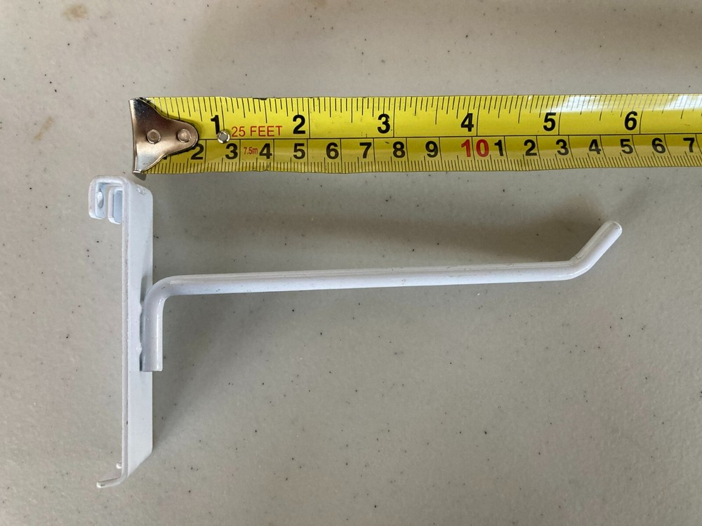 72 - 6" White Gridwall Hooks Hooks For Gridwall or Mini Grid - Lightly Used!