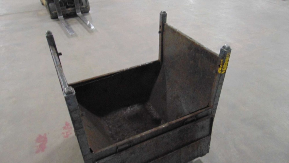 Steel Rolling Cart - 40-1/2" x 32" x 47" - Stackable Warehouse Utility Trolly
