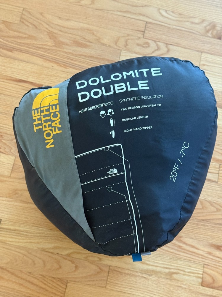 North Face Dolomite Double Sleeping Bag Excellent Condition